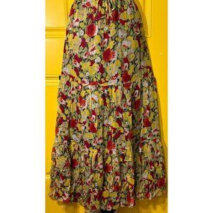 Silk Skirt by Ann Klein (XL) Boho Nostalgia Luxury
